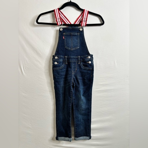 Levi’s Girlfriend Overalls Kids NWT size 4T - Picture 1 of 10